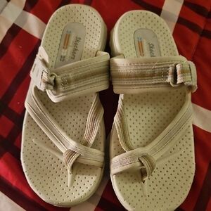 Skechers Womens' Beige Sandals